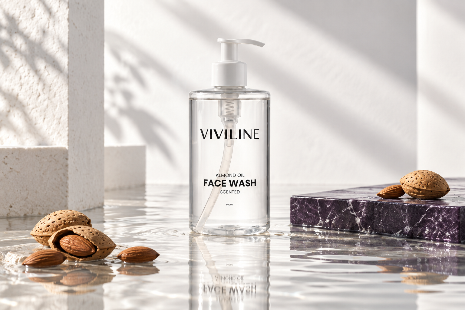 Natural Oil Face Washes VIVILINE campaign