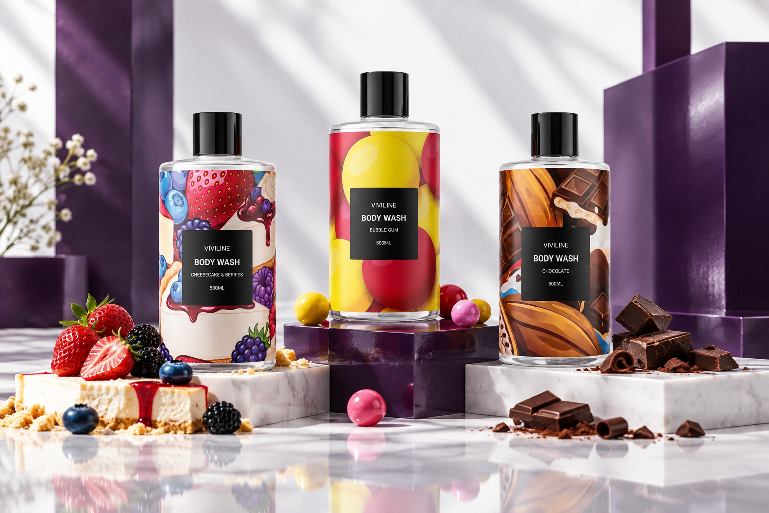 Body Washes VIVILINE campaign